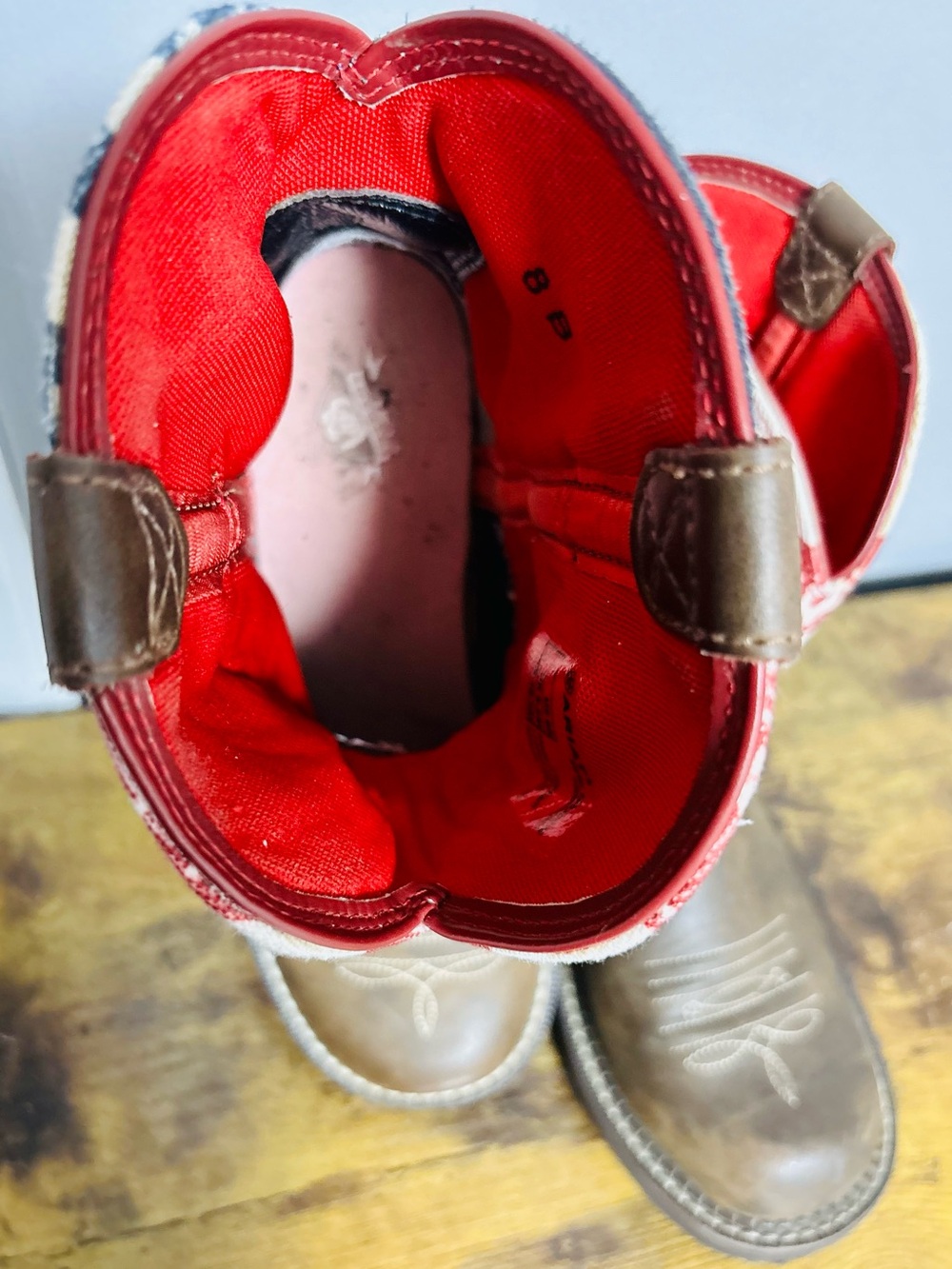 Fatbaby Heritage Western Patriotic Boot size 8B - Picture 10 of 12